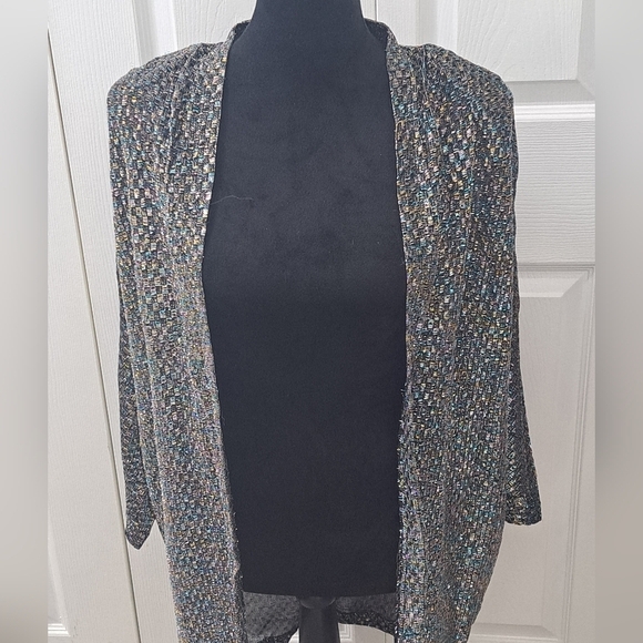 Open Cover Up Sparkles With Metallic Threads - Picture 1 of 9